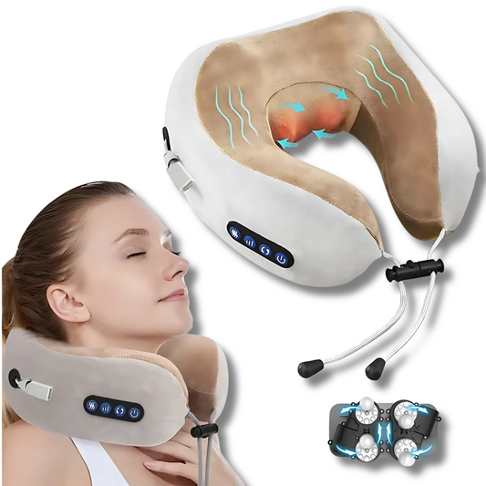 TravelEase - Heated Neck Massager Pillow