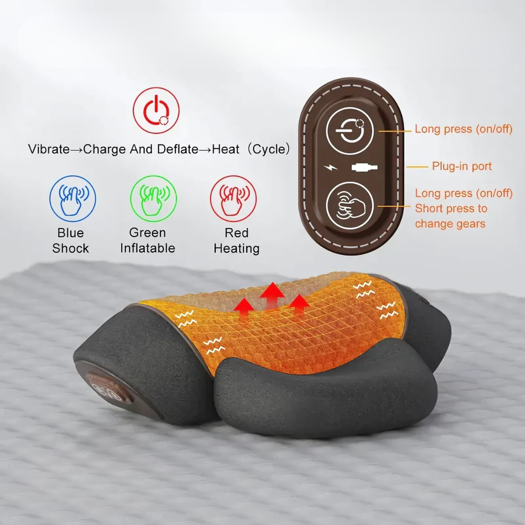 NeckRelief - Heated Cervical Massager Pillow