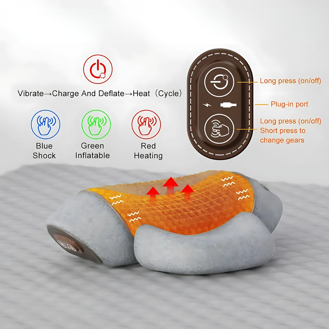 NeckRelief - Heated Cervical Massager Pillow