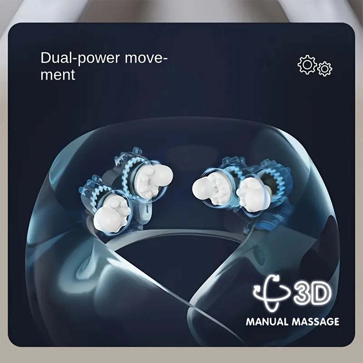 TravelEase - Heated Neck Massager Pillow
