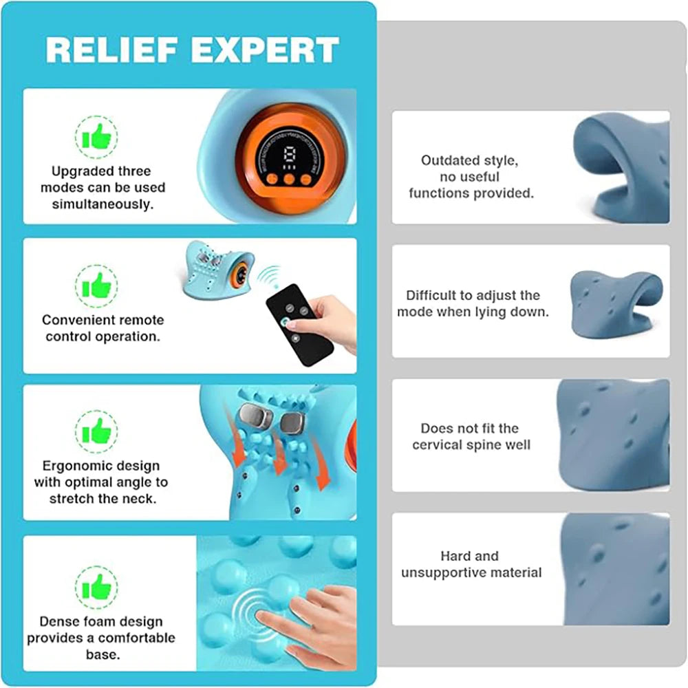 PulseRelief - EMS Neck Massager Pillow