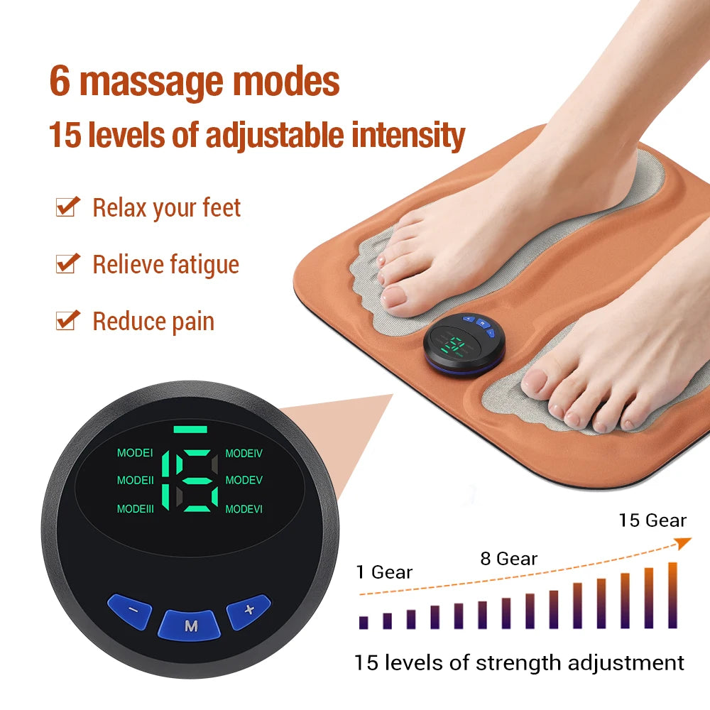 PulseSoothe - Smart EMS Foot Massage Pad