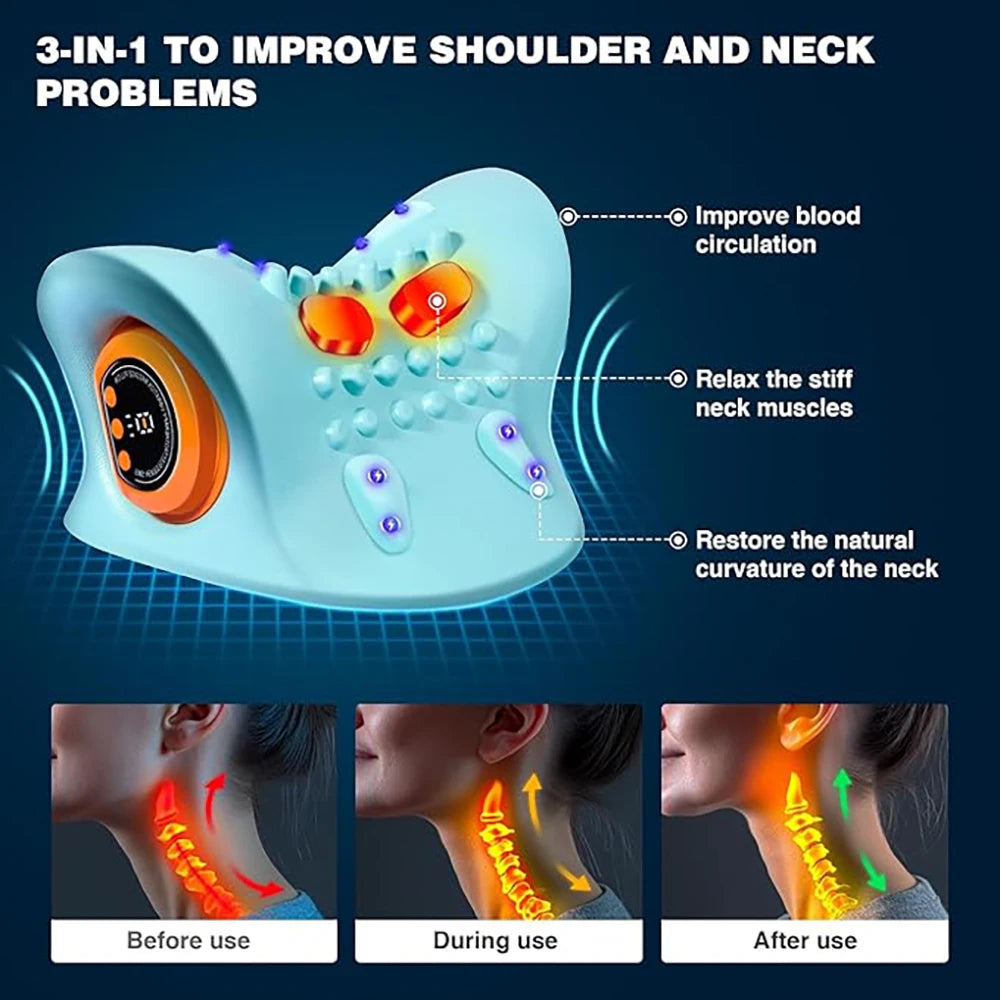 PulseRelief - EMS Neck Massager Pillow