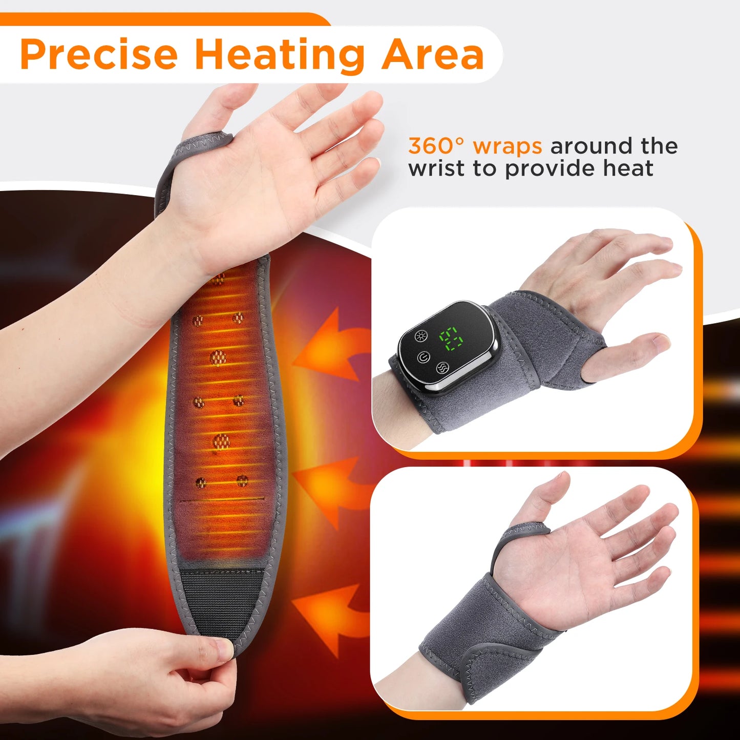 ThermiPulse - Heated Wrist & Ankle Massager
