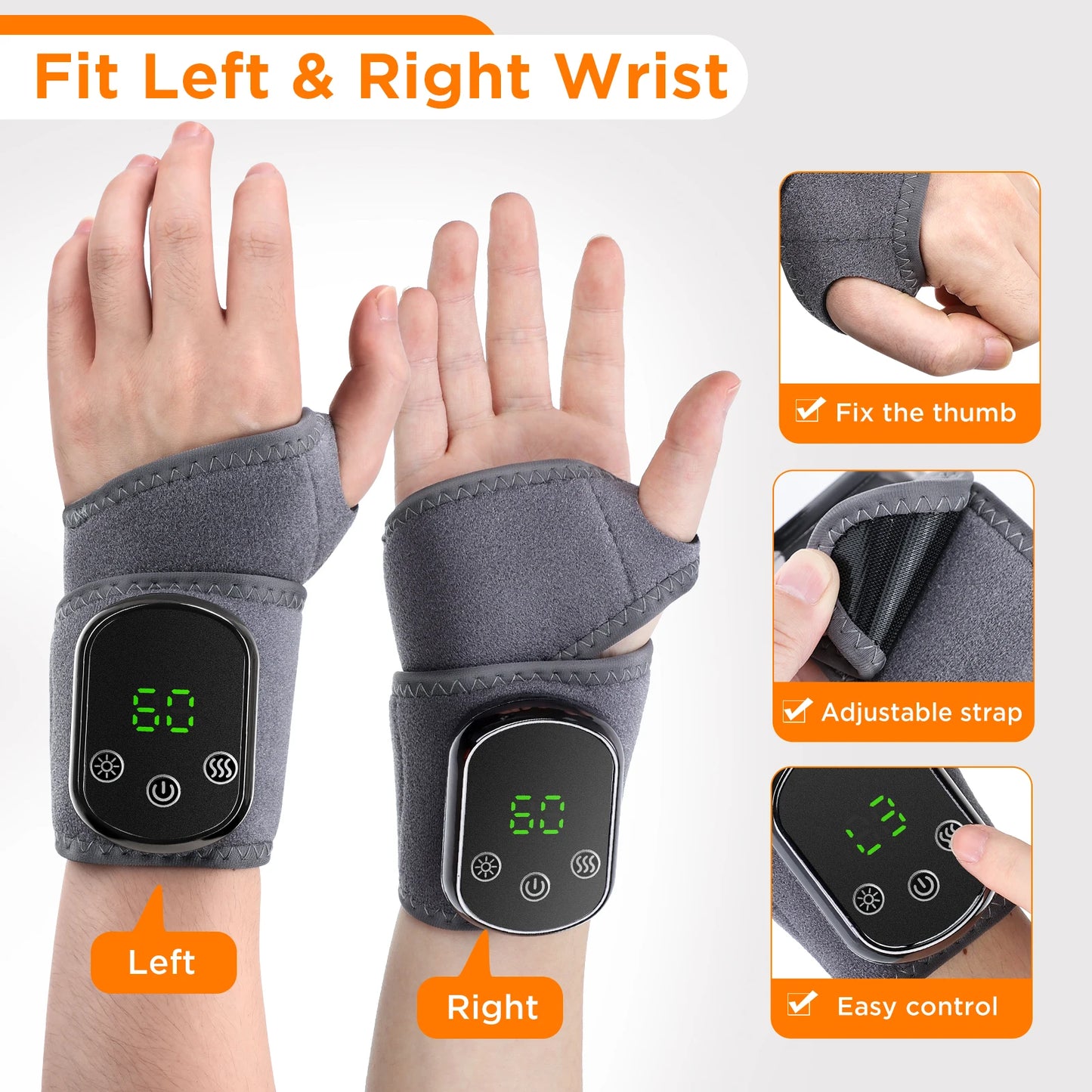 ThermiPulse - Heated Wrist & Ankle Massager