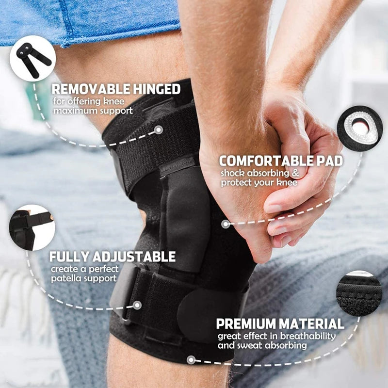 Professional Hinged Orthopedic Compression Knee Brace