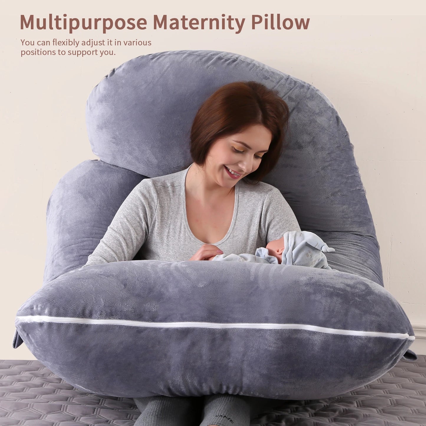 CloudNest - Full Body Maternity Pillow