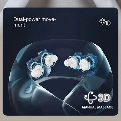 TravelEase - Heated Neck Massager Pillow