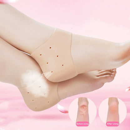 SilkHeel - Moisturizing Gel Heel Socks