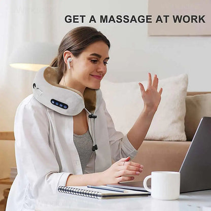 TravelEase - Heated Neck Massager Pillow