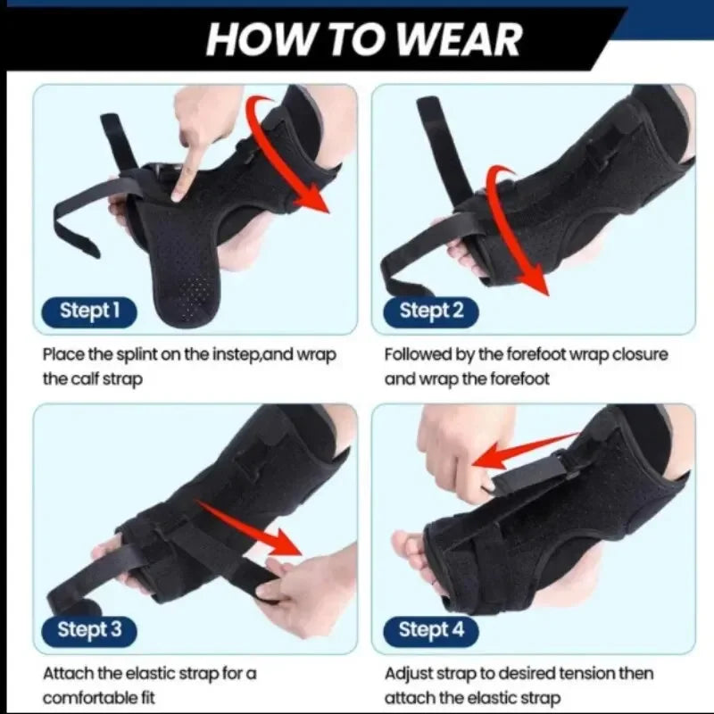 Adjustable Night Splint for Plantar Fasciitis Relief